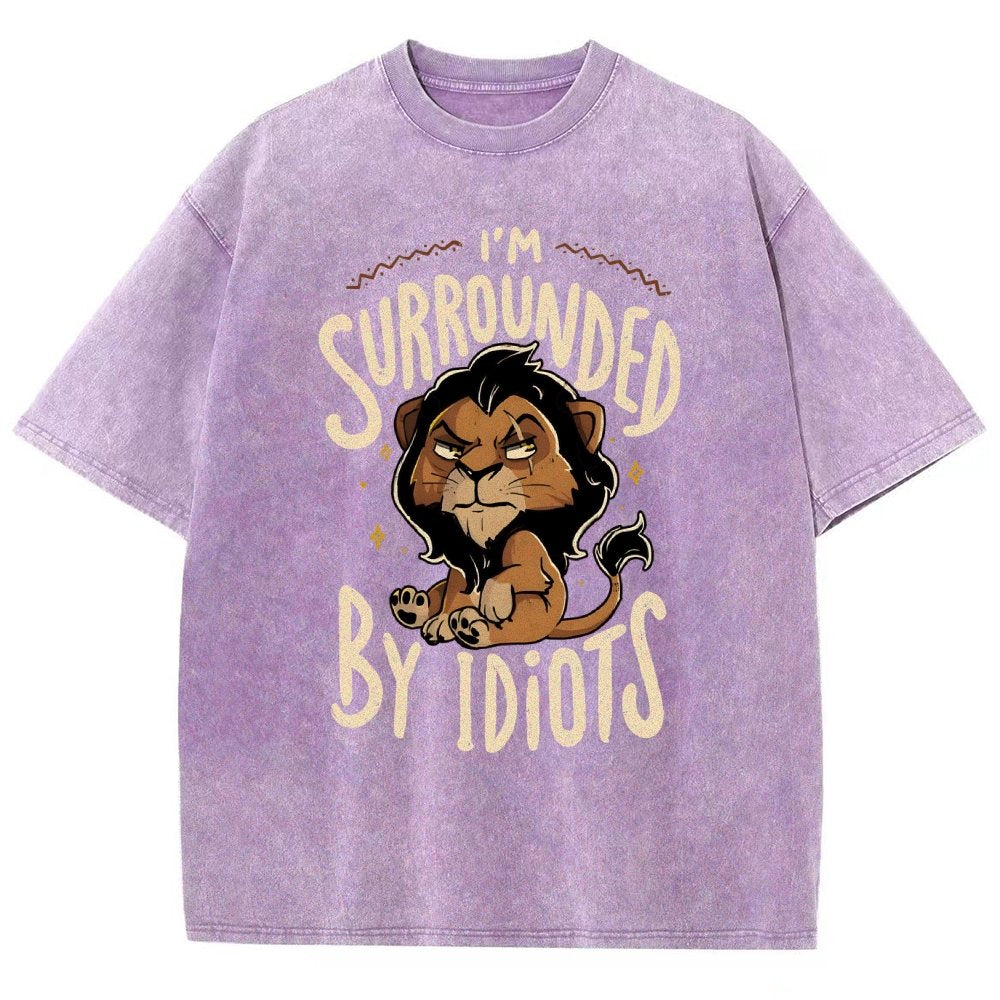 Surrounded by Idiots Vintage Distressed T-shirt