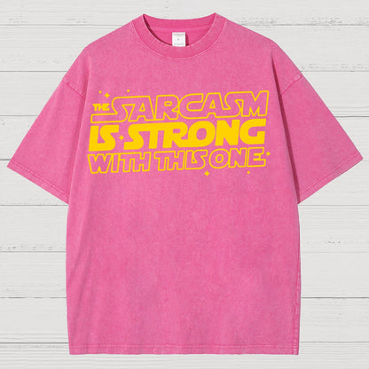 Strong Sarcasm Vintage Distressed T-shirt