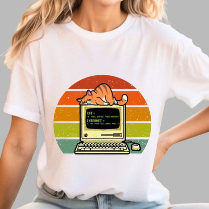 Cat vs. Internet Still Loading Geek T-Shirt