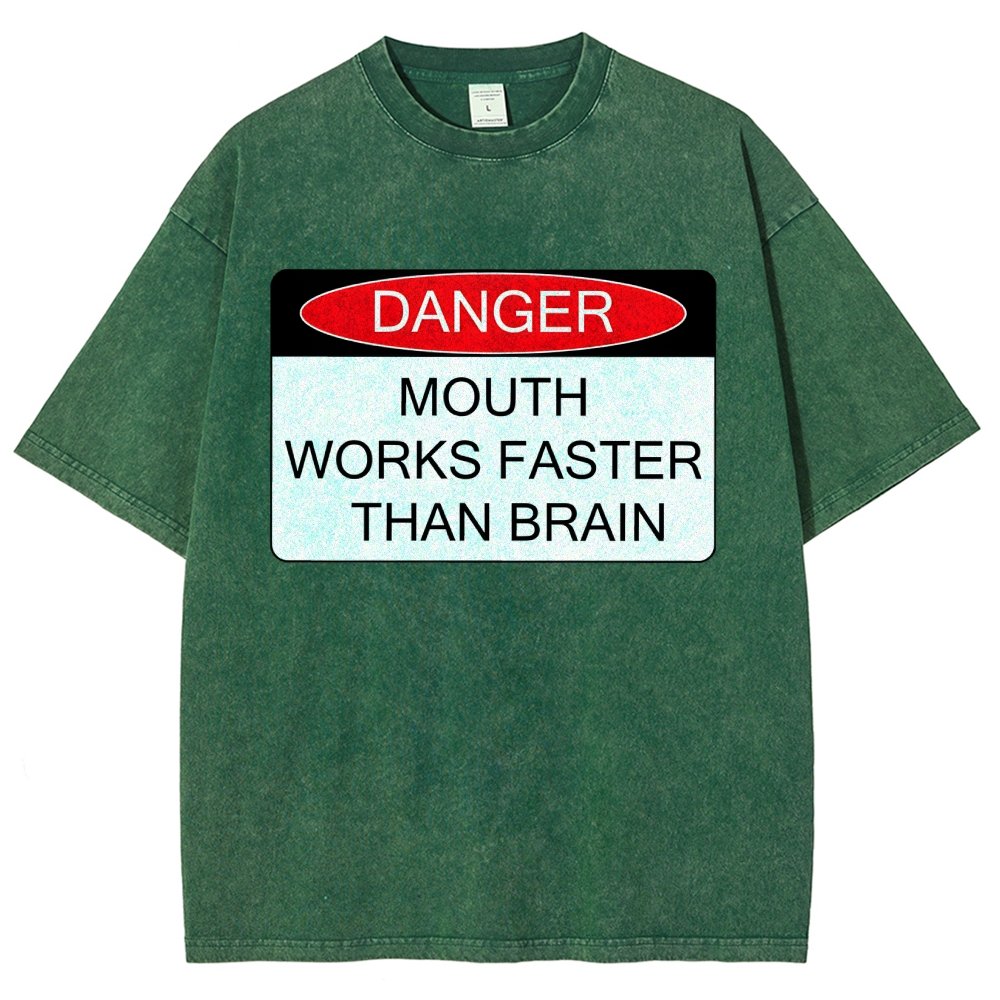 Danger Vintage Distressed T-shirt