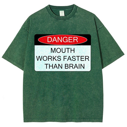 Danger Vintage Distressed T-shirt