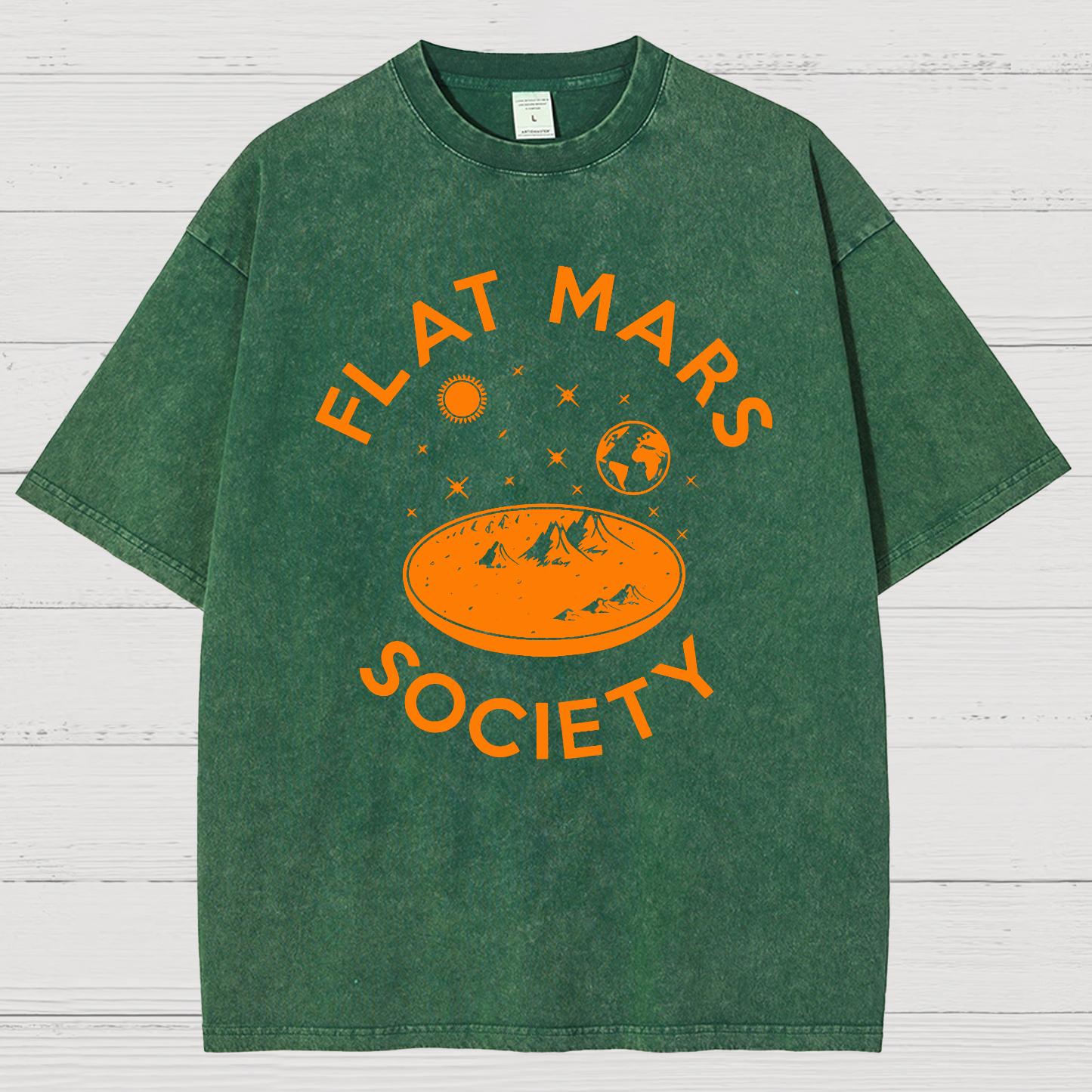 Flat Mars Vintage Distressed T-shirt