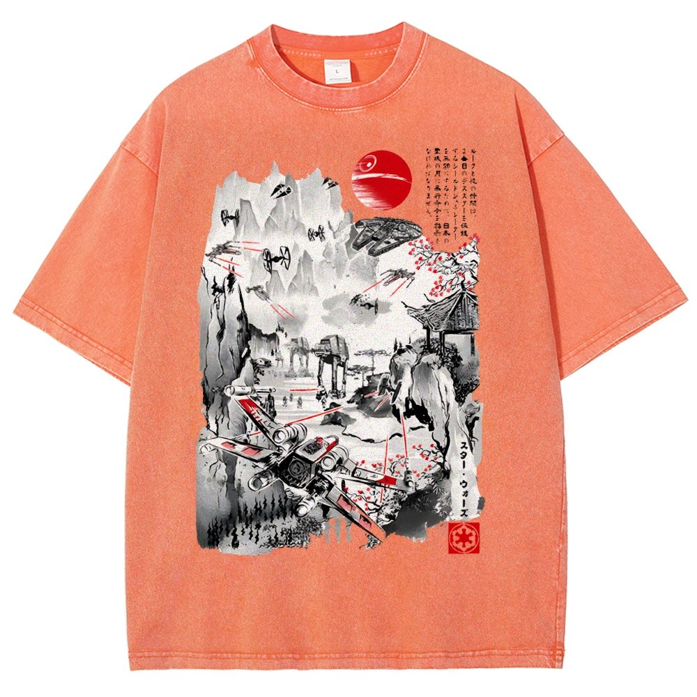 Last Battle of the Cosmic Conflict Vintage Distressed T-shirt