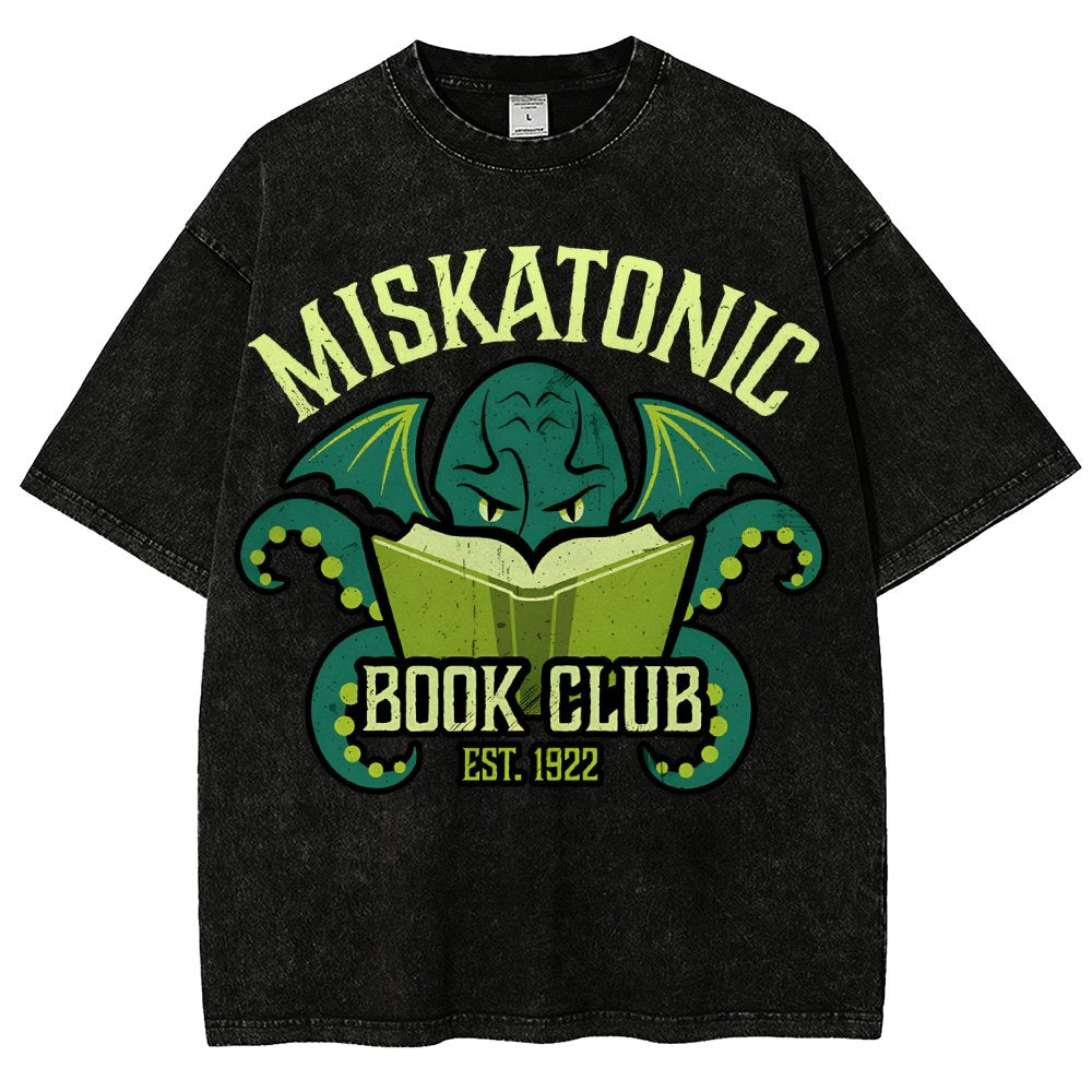 Mystic Book Club Vintage Distressed T-shirt
