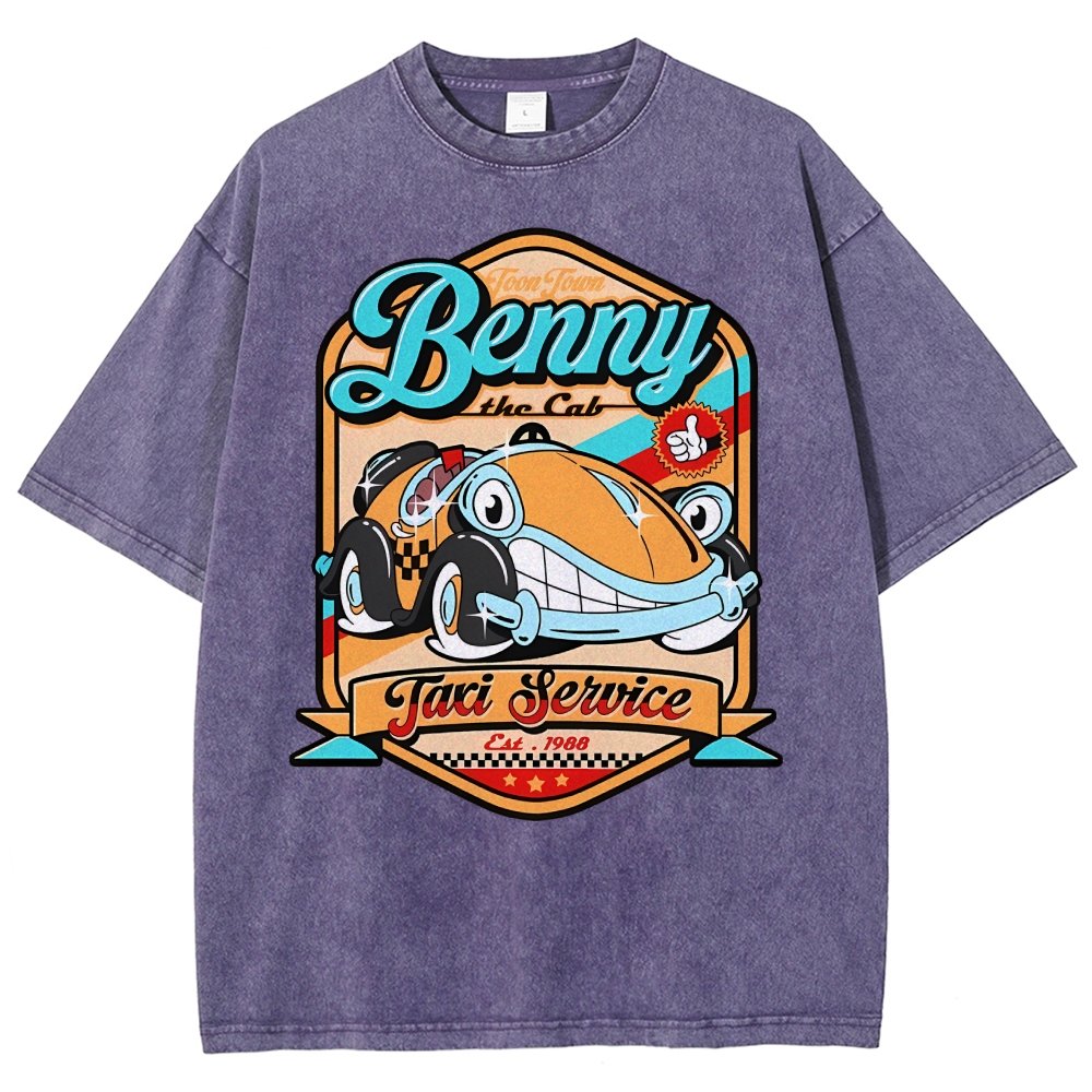 Buddy The Cab Vintage Distressed T-shirt