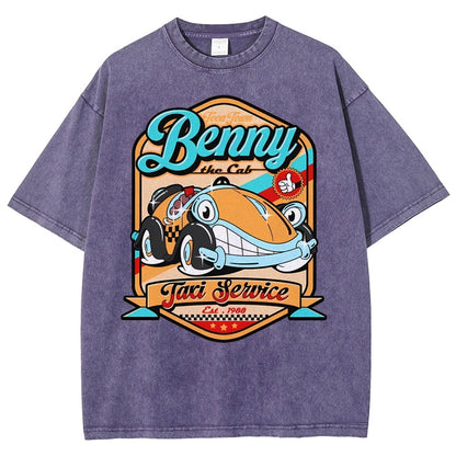 Buddy The Cab Vintage Distressed T-shirt