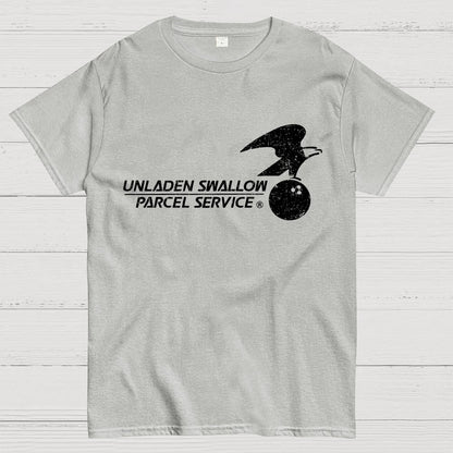 Unladen Swallow Parcel Service Geek T-Shirt