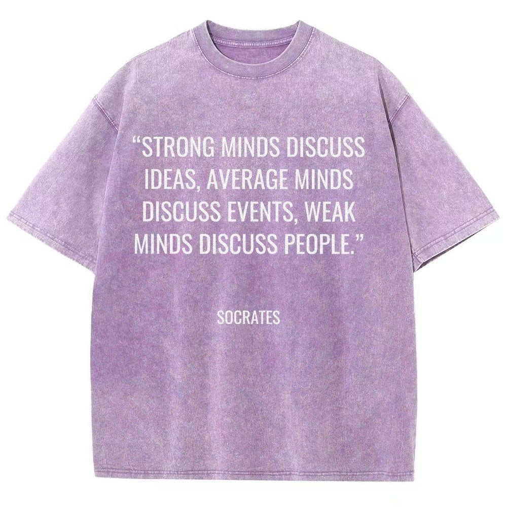 Socrates Quotes Vintage Distressed T-shirt