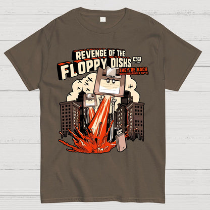 Attack of the Floppy Disks Geek T-Shirt