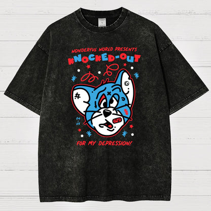Knocked-Out! Vintage Distressed T-shirt