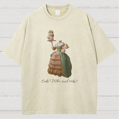 Let Them Eat Cake Vintage Distressed T-shirt