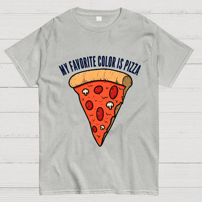 My Favorite Color is Pizza Funny Geek T-Shirt