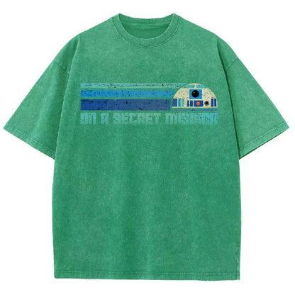 On A Secret Mission Vintage Distressed T-shirt