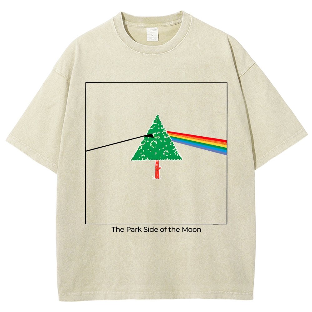 The Park Side of the Moon Vintage Distressed T-shirt