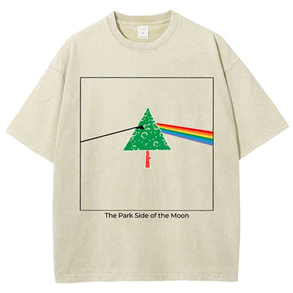 The Park Side of the Moon Vintage Distressed T-shirt