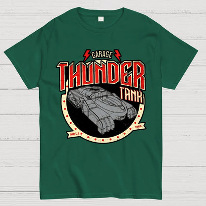 Thunder Tank Garage Buy Now Geek T-Shirt