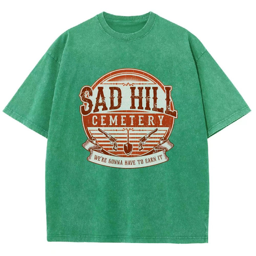 Lonely Hill Cemetery Vintage Distressed T-shirt