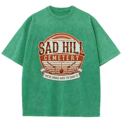 Lonely Hill Cemetery Vintage Distressed T-shirt