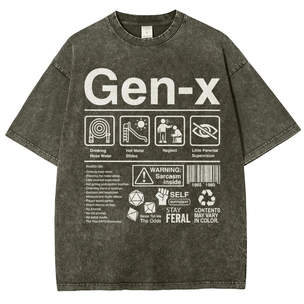 Gen X Label Vintage Distressed T-shirt
