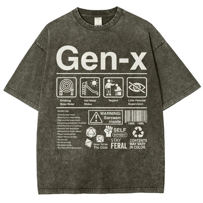 Gen X Label Vintage Distressed T-shirt