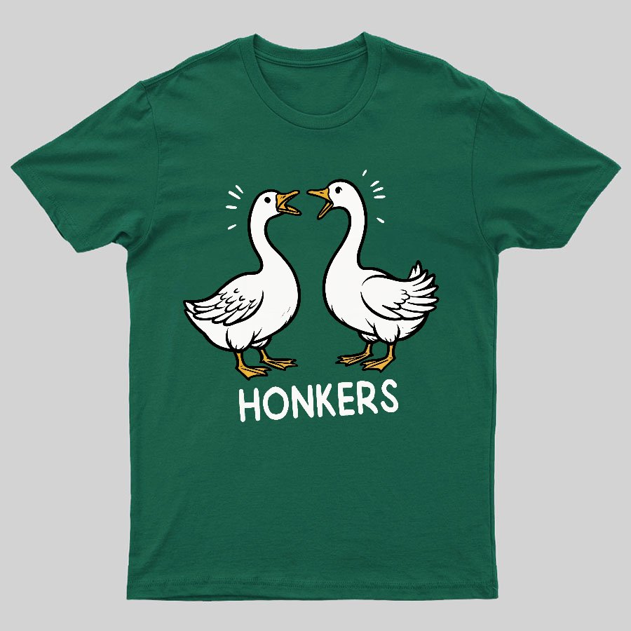 Honkers Funny Goose Geeky T-Shirt