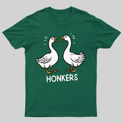 Honkers Funny Goose Geeky T-Shirt