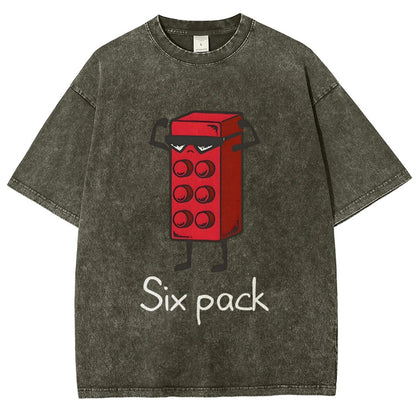 Six Pack Vintage Distressed T-shirt