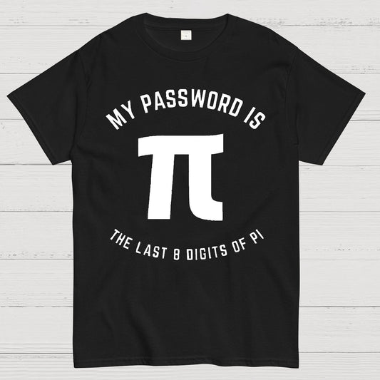 My Password Is The Last 8 Digits Of Pi Nerd Geek T-Shirt
