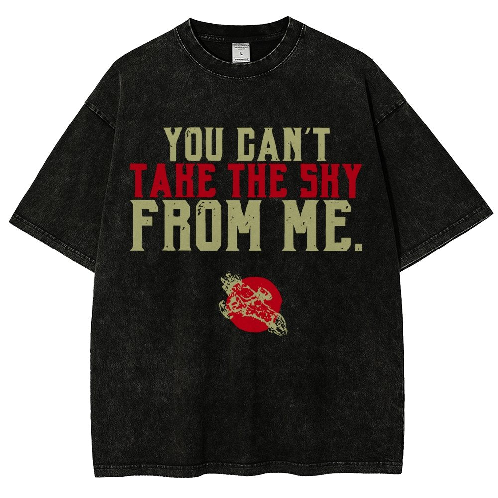 Serenity Front Vintage Distressed T-shirt