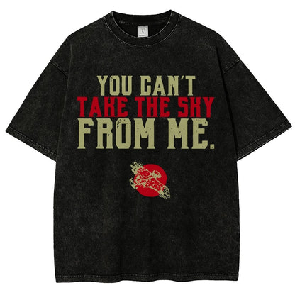 Serenity Front Vintage Distressed T-shirt
