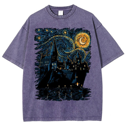 Starry School Vintage Distressed T-shirt