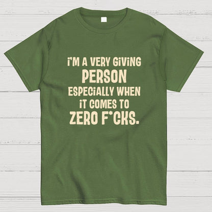 Zero Fcks Geek T-Shirt