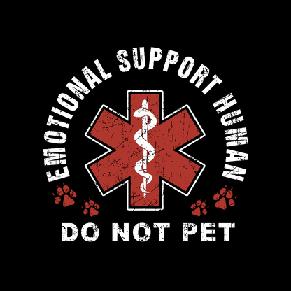 Emotional Support Human Geeky T-Shirt