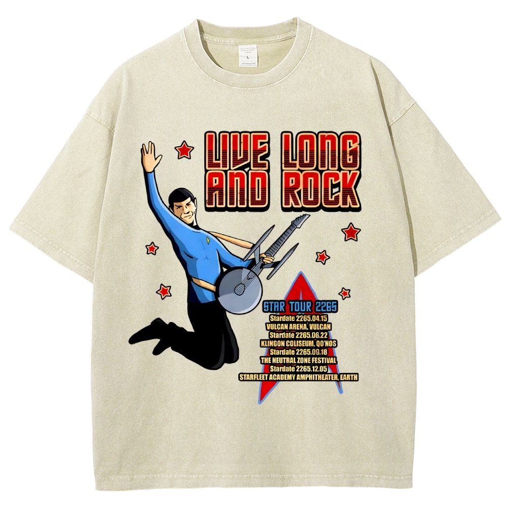 Live Long and Roll Vintage Distressed T-shirt