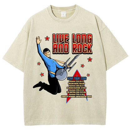 Live Long and Roll Vintage Distressed T-shirt