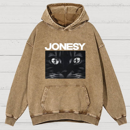 Cosmic Kitty  Vintage Distressed Hoodie