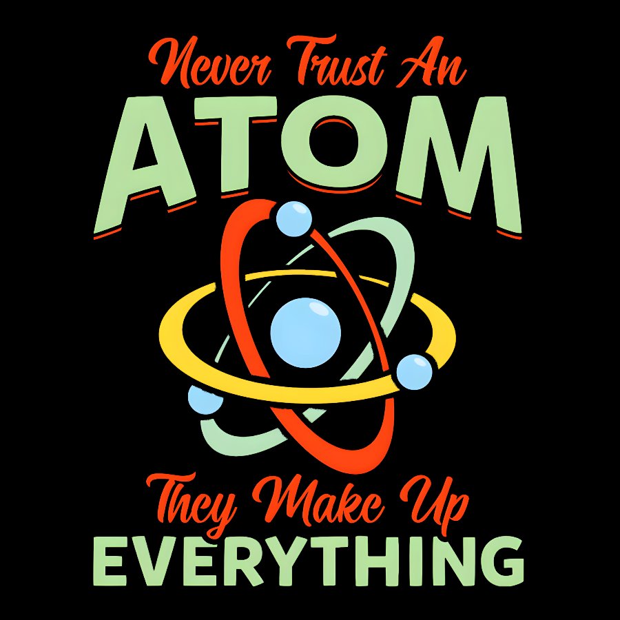 Never Trust An Atom, They Make Up Everything Big Bang Geek T-Shirt
