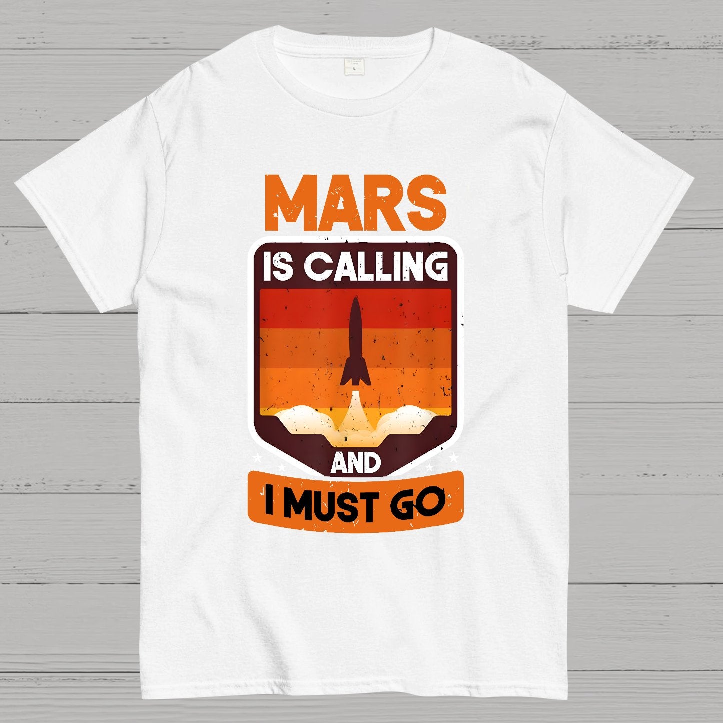 Occupy Mars Planet Mars Is Calling And I Must Go Geek T-Shirt