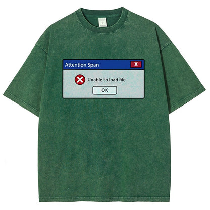 Attention Span Not Loading Vintage Distressed T-shirt
