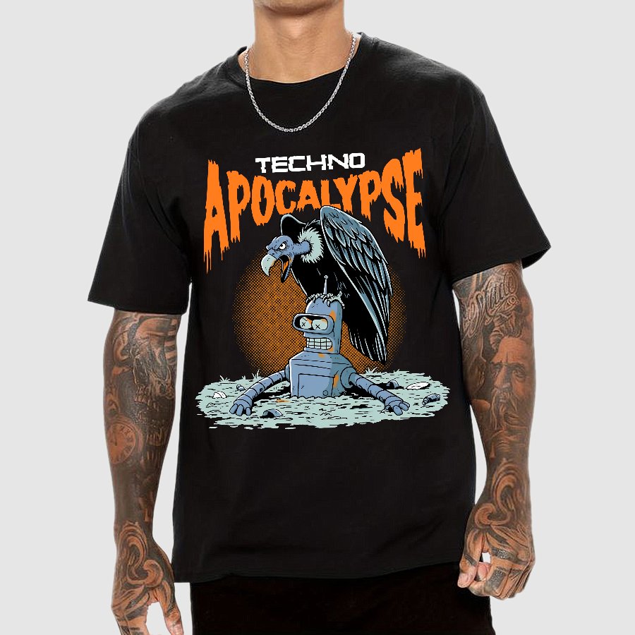 Techno Apocalypse Geek T-Shirt