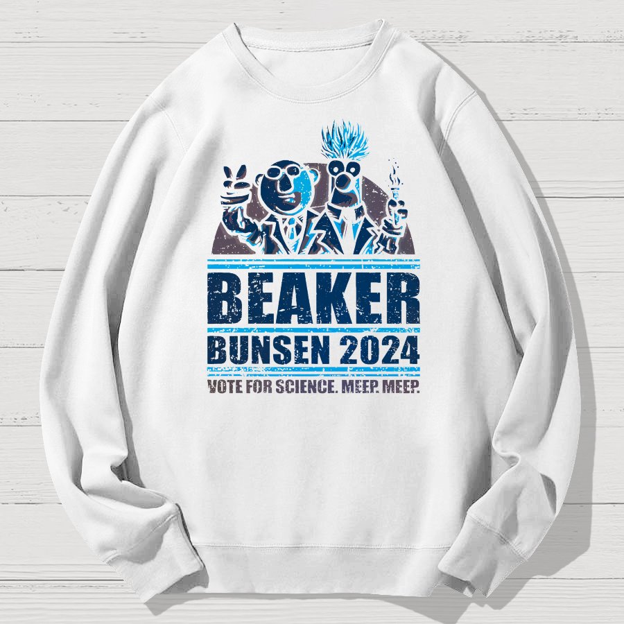 Vote For Science Geek Cotton Sweatshirt