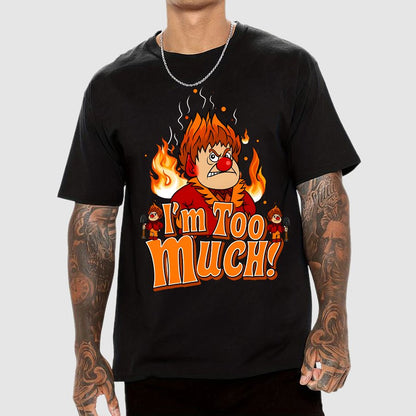 Mysterious Brothers' Christmas Matching  I'm Too Much Geek T-Shirt
