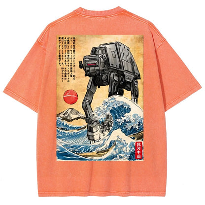 Cosmic Realm In Japan Washed T-Shirt