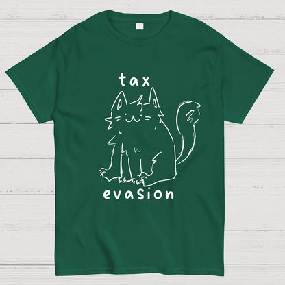 Tax Evasion Cat Geek T-Shirt