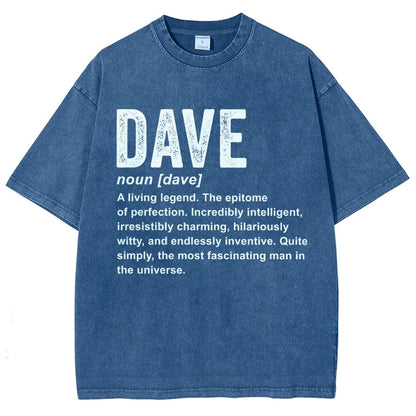 Dave Definition  Funny Dave Vintage Distressed T-shirt