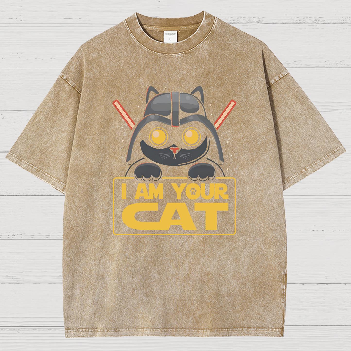I Am Your CAT Vintage Distressed T-shirt
