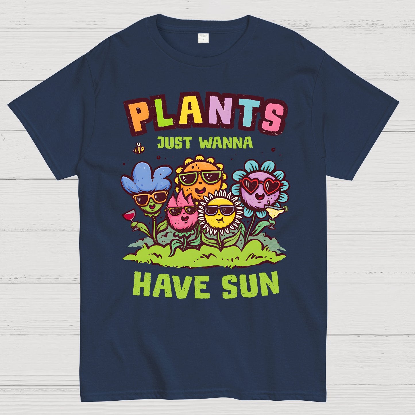 Plants Just Wanna Have Sun Geek T-Shirt