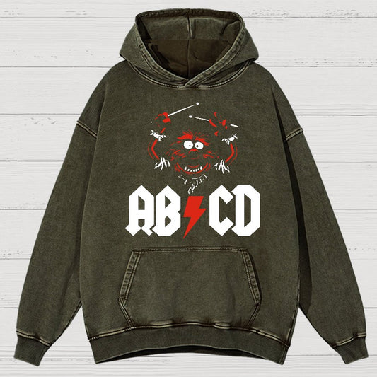 Rock Music Vintage Distressed Hoodie