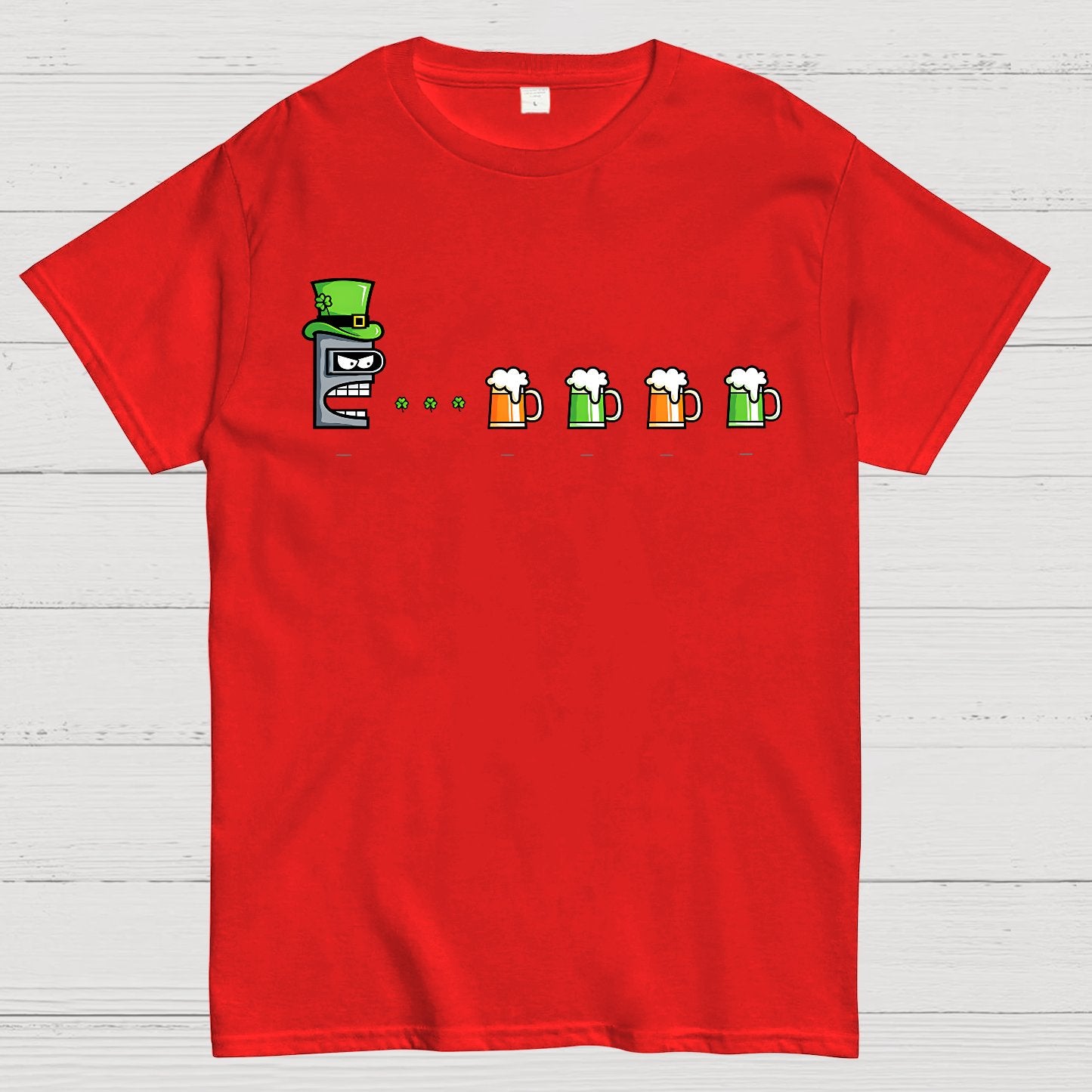 St. Patty’s Robot Geek T-Shirt