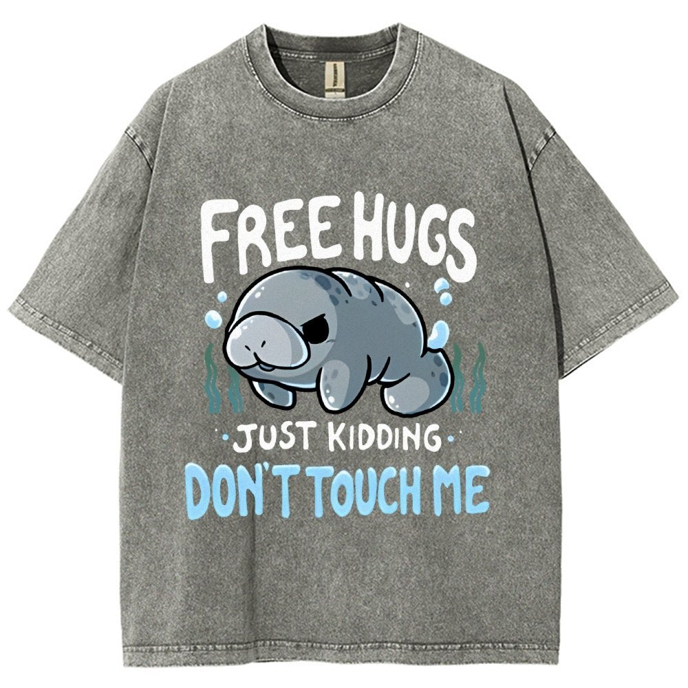 Free Hugs Vintage Distressed T-shirt